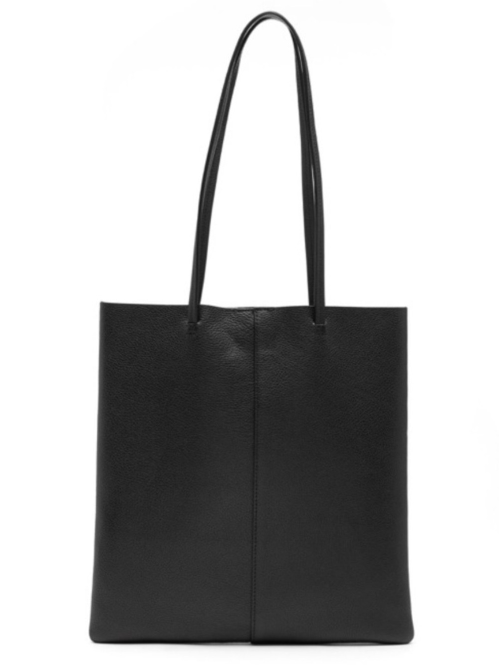 Banana Republic Classic Black Leather Tote Bag - Women